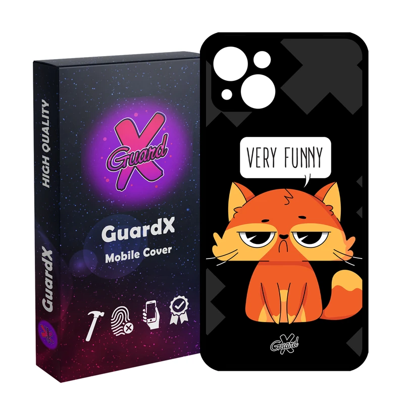 کاور گارد ایکس طرح Funny مدل Glass10161 مناسب برای گوشی موبایل اپل iPhone 13