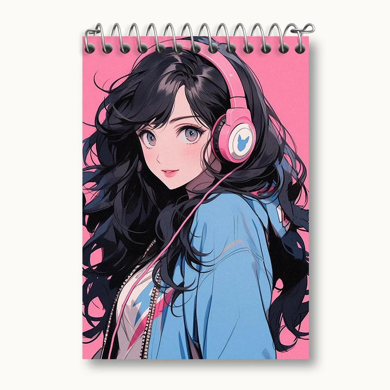 دفتر یادداشت 50 برگ خندالو طرح دخترانه کد N2131