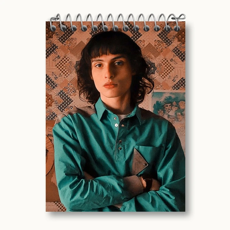 دفتر یادداشت 50 برگ خندالو مدل مایک سریال استرنجر تینگز Stranger Things کد 19309