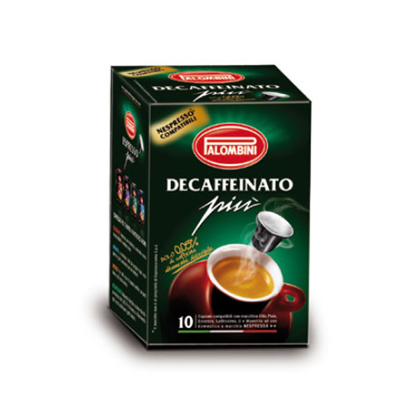 کپسول قهوه اسپرسو پالومبینی مدل Decaffeinato بسته 10 عددی