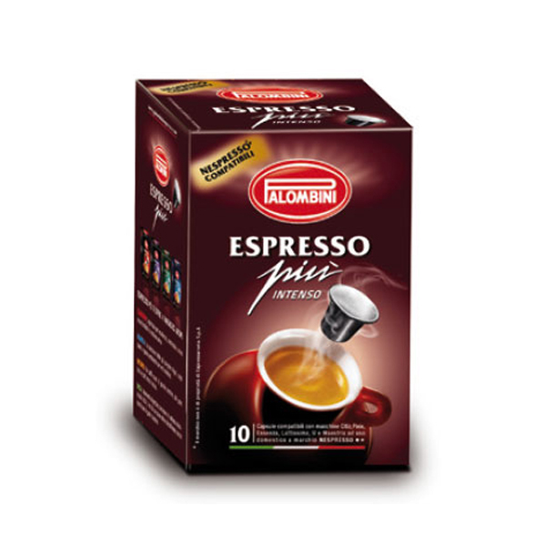 کپسول قهوه اسپرسو پالومبینی مدل Intenso بسته 10 عددی