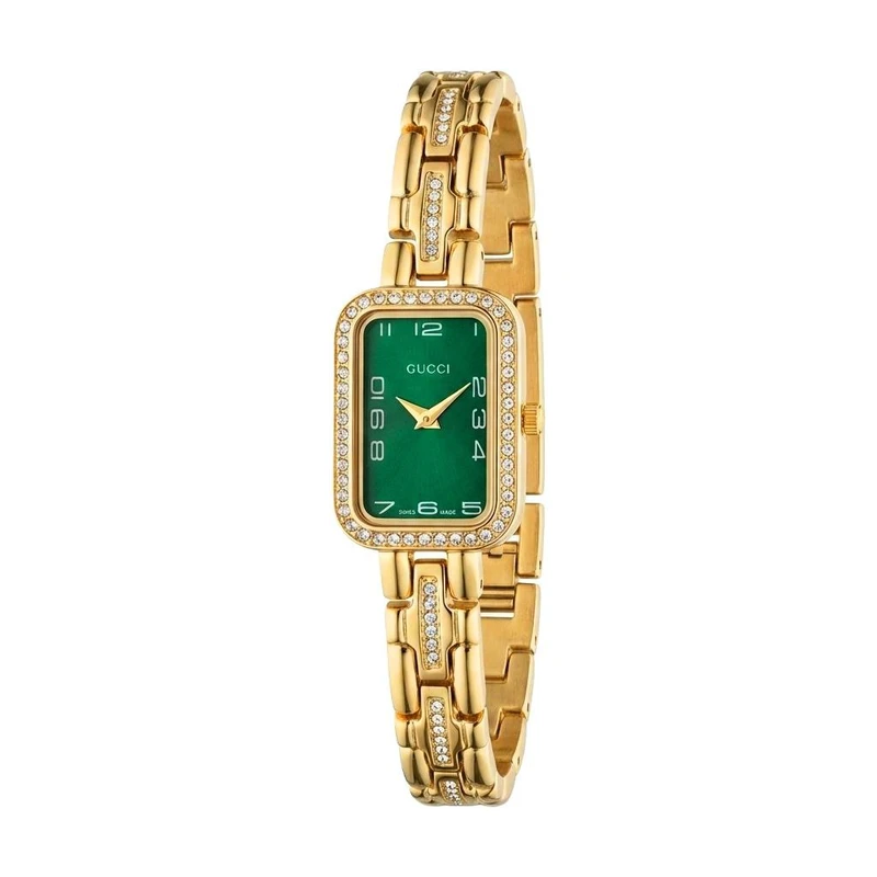 ساعت مچی عقربه‌ای کوارتز زنانه مدل زنجیری نگینی 