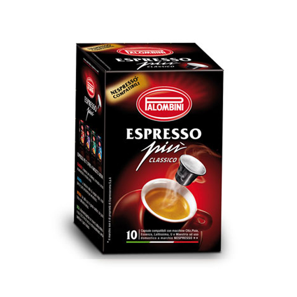 کپسول قهوه اسپرسو پالومبینی مدل Classic بسته 10 عددی