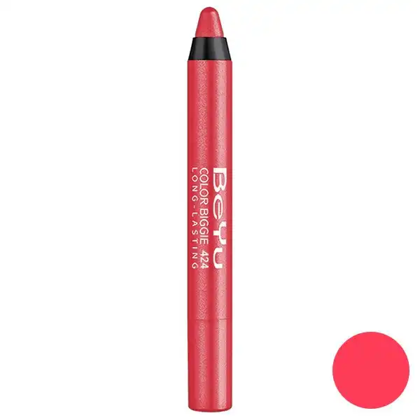 رژ لب مدادی بی یو مدل More 424