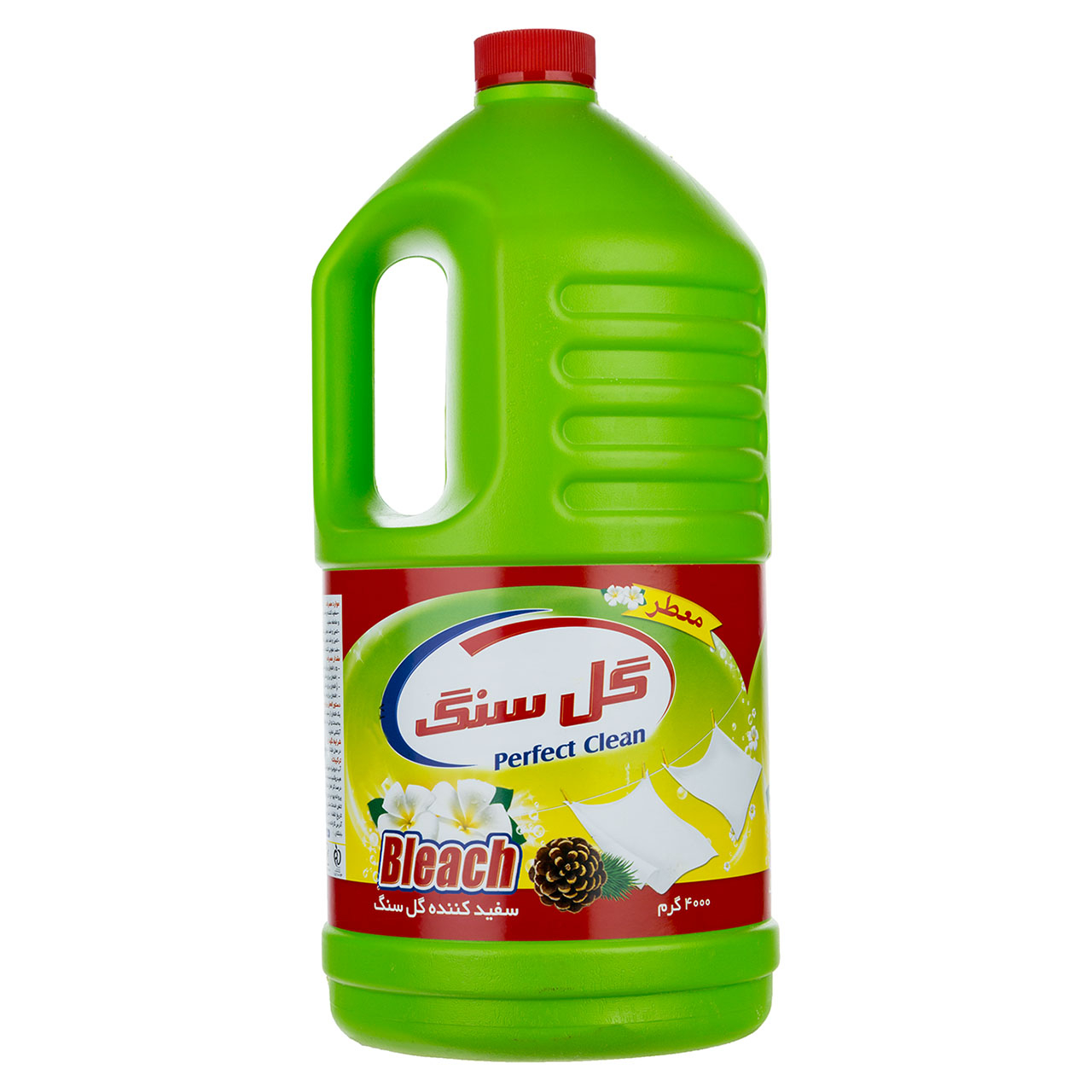 مایع سفید کننده معطر سبز گل سنگ مقدار 4000 گرم