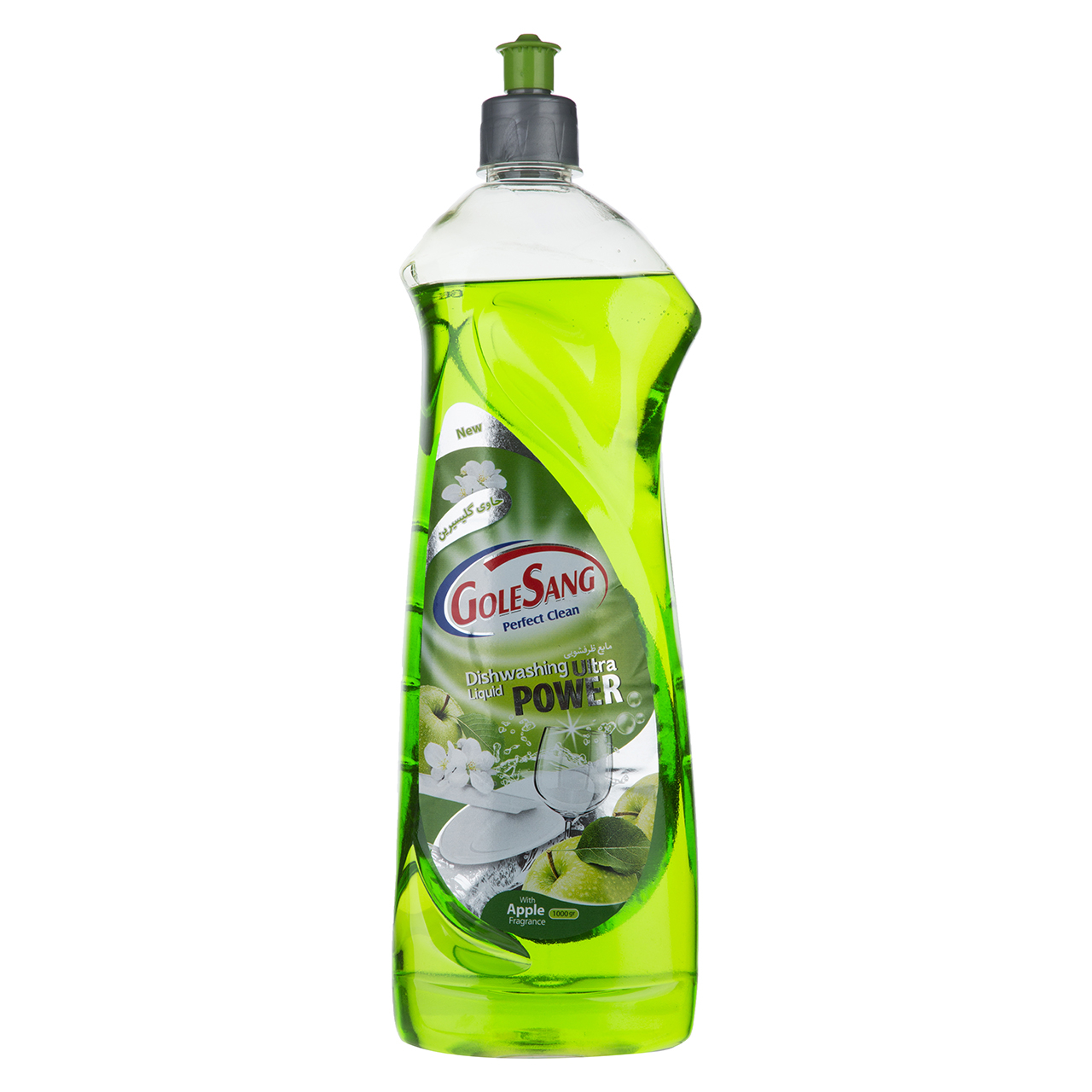مایع ظرفشویی گل سنگ مدل Green Apple مقدار 1000 گرم