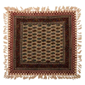 سفره قلمکار اثر زابلیان طرح 88-11-118 سایز 50 ×50 سانتی متر