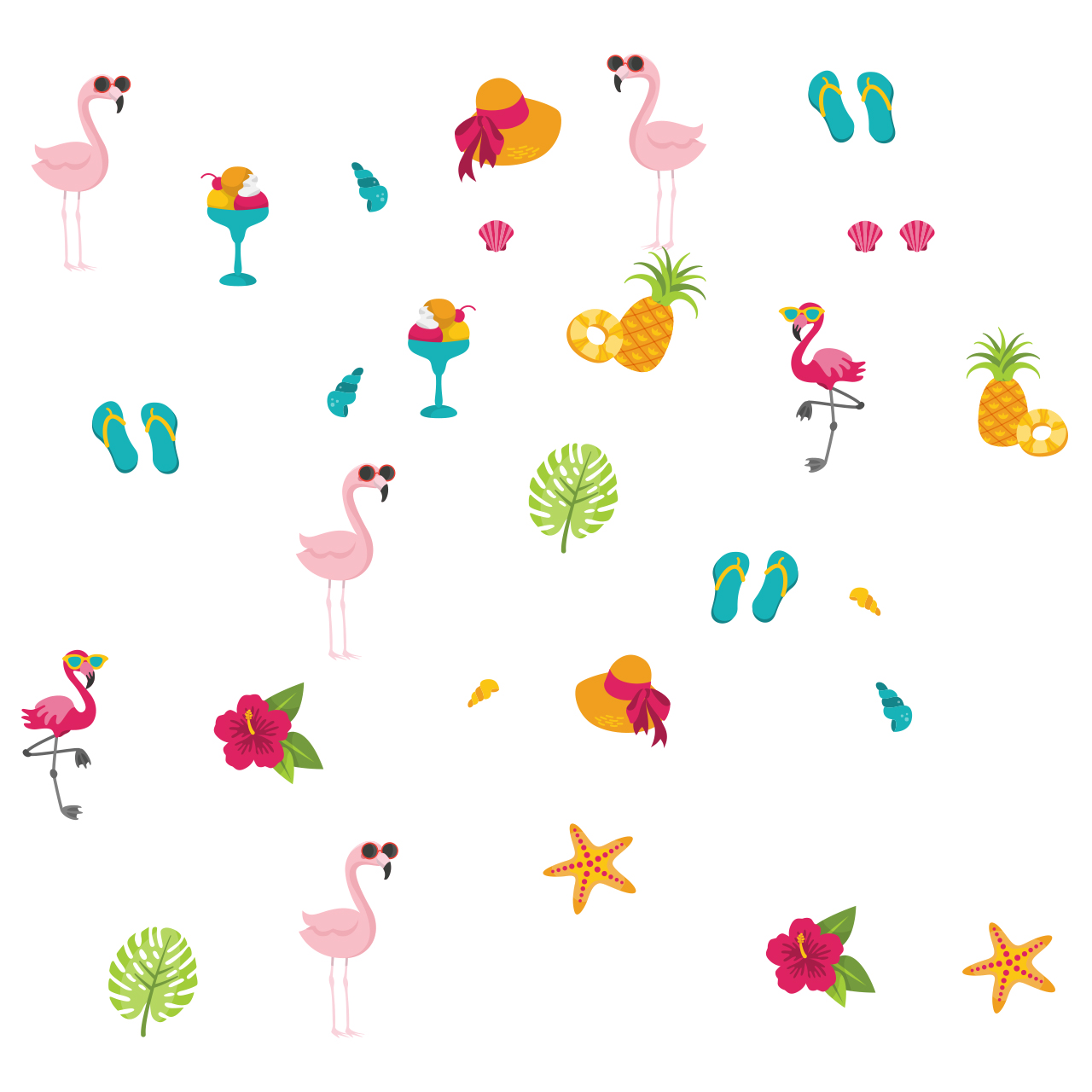 نقد و بررسی استیکر سالسو طرح summer flamingo m.z توسط خریداران
