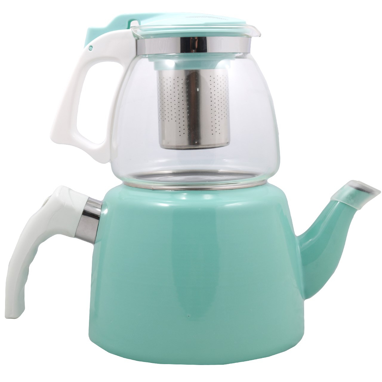 ست کتری قوری سافیلوکس مدل mintgreen