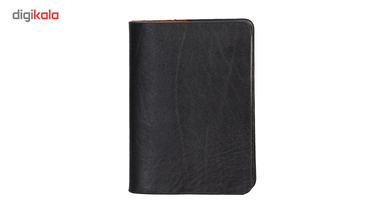 جلد مدارک رویال چرم طرح کروکودیل مدل M54-Black