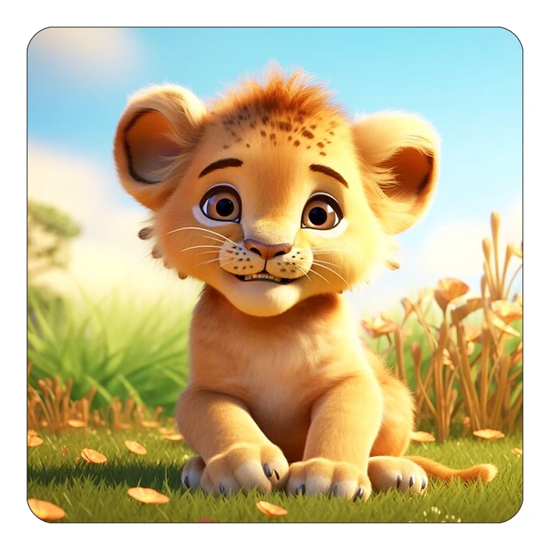 مگنت کاکتی طرح حیوانات کارتونی مدل mp27286