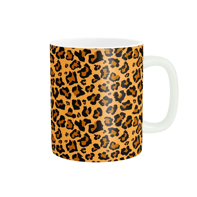  ماگ پادآفرین مدل فانتزی طرح پلنگی کد p9656