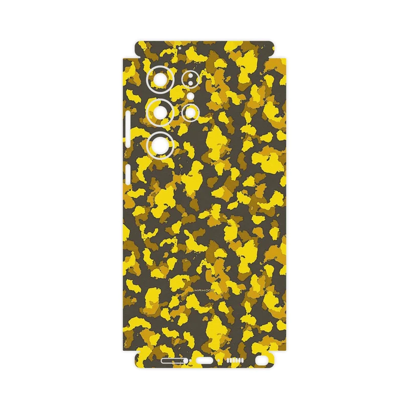 برچسب پوششی ماهوت مدل Yellow Infantry Army-FullSkin مناسب برای گوشی موبایل سامسونگ Galaxy S23 Ultra