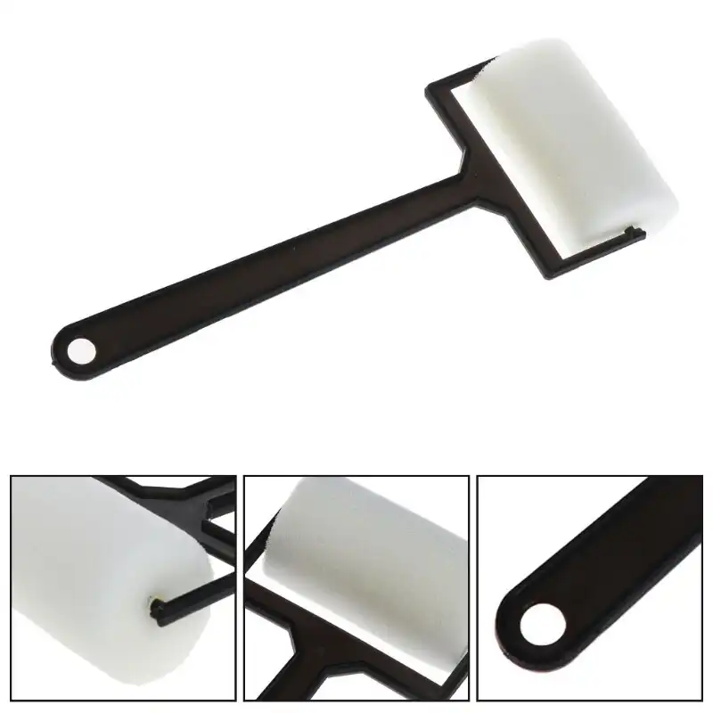 ابزار سفالگری به گز مدل غلطک چاپ طرح اسفنجی مجموعه 3 عددی