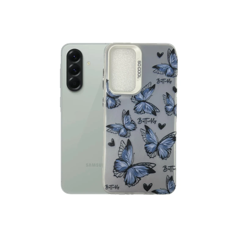 کاور طرح پرواز پروانه ها مناسب برای گوشی موبایل سامسونگ Galaxy A56