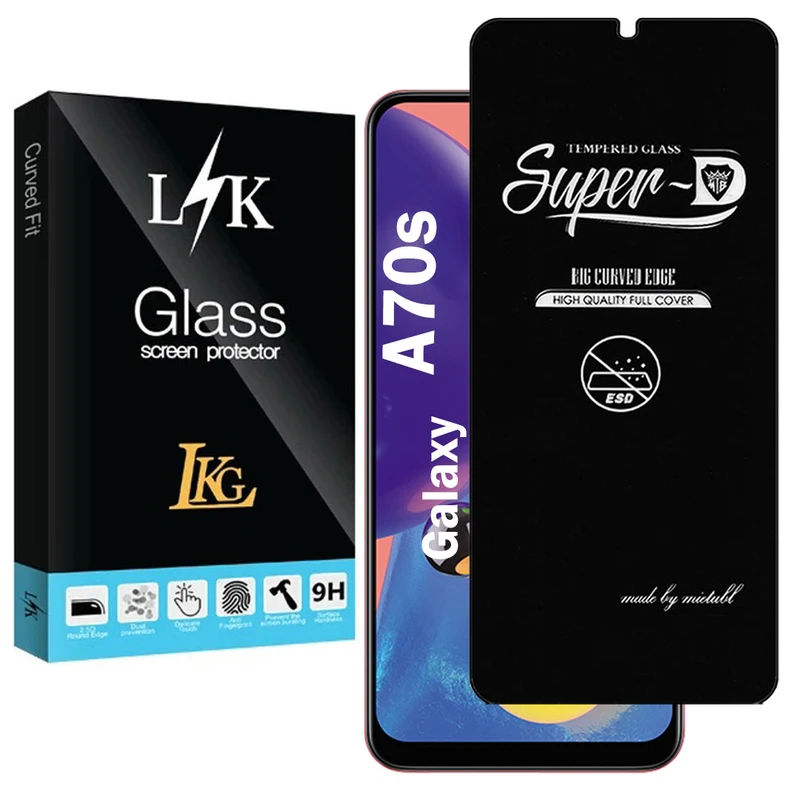 محافظ صفحه نمایش شیشه ای ال کا جی مدل SupD-Lk مناسب برای گوشی موبایل سامسونگ Galaxy A70s
