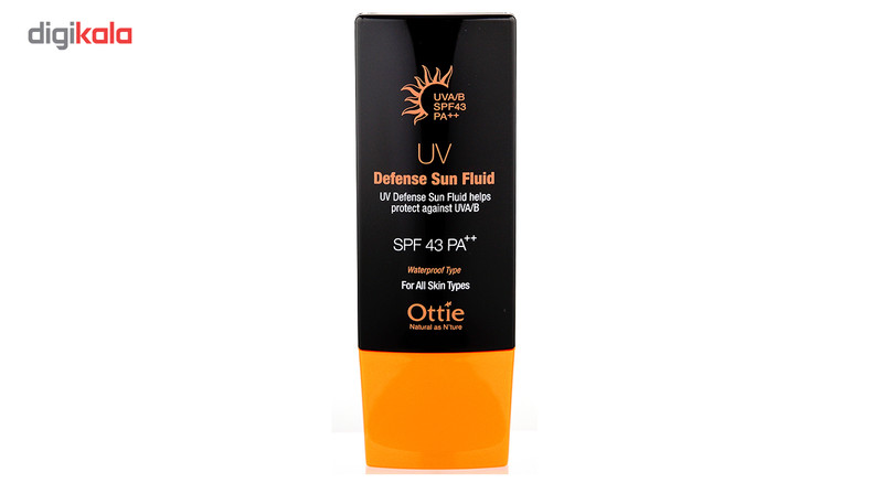 ژل ضد آفتاب رنگی اوتی SPF 43 مدل  Defense Sun Fluid ‌مناسب انواع پوست‌ حجم 50 میلی‌لیتر