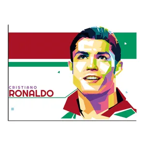 Agape Gallery K8 Christiano Ronaldo MDF Printed Mount 