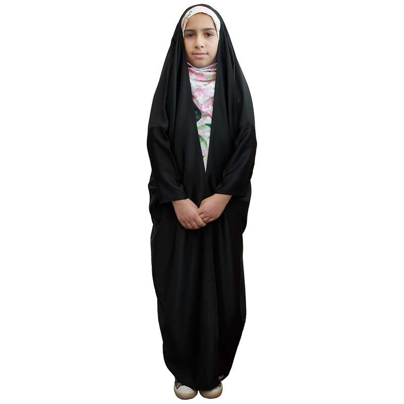 چادر دخترانه حجاب فاطمی مدل اماراتی کد satan009