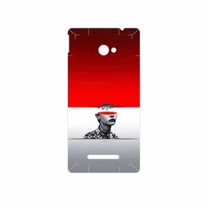 MAHOOT Collage of surreal Portrait of Women 1 Cover Sticker for HTC 8X