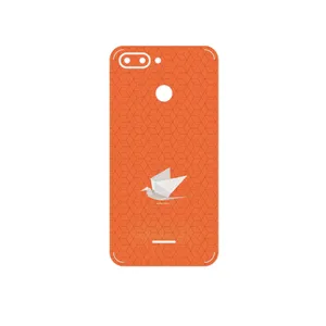 MAHOOT Minimalist origami bird Cover Sticker for Xiaomi Redmi 6