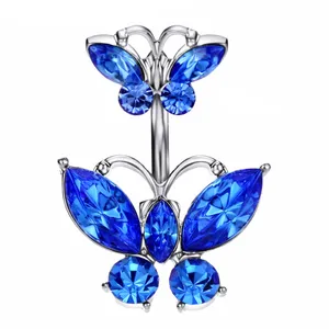 پیرسینگ طرح پروانه کد BDJ027S0