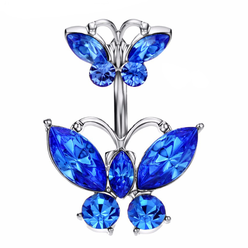پیرسینگ طرح پروانه کد BDJ027S0