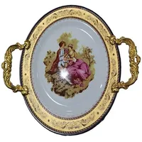 ظرف سرو چینی پردیس کاشان مدل لیلی و مجنون