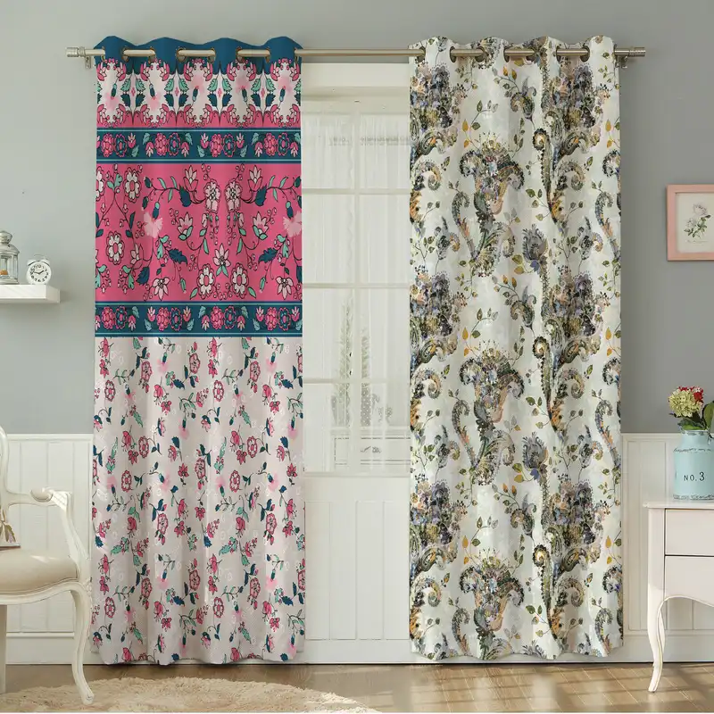 پرده نیروانا طرح مدرن   مدل مخمل کد 4919سایز 140×280 سانتی متر