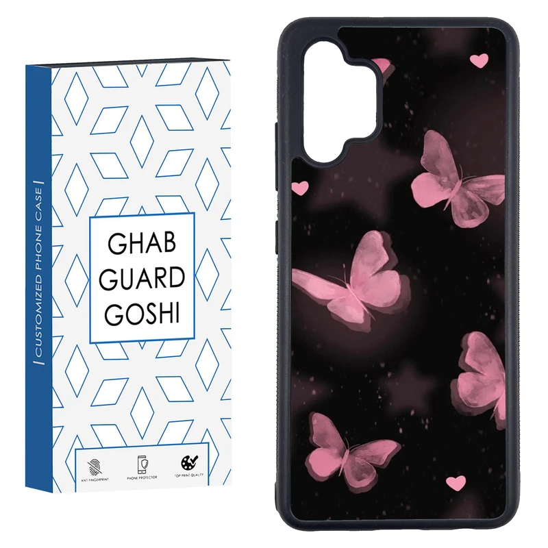 کاور قاب گارد گوشی طرح پروانه کد FB-182 مناسب برای گوشی موبایل ساسونگ GALAXY A32 4G  