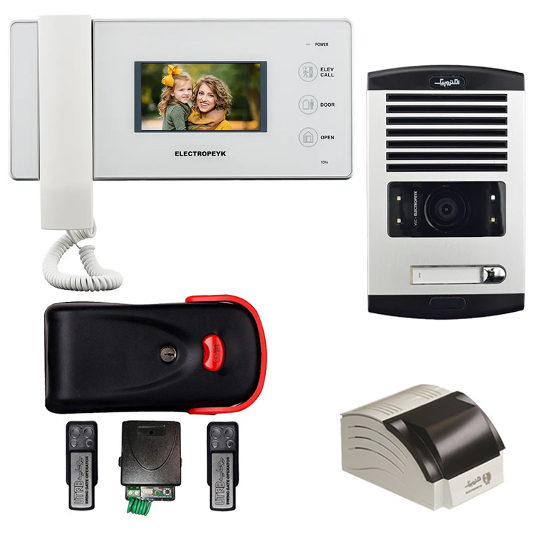 دربازکن تصویری الکتروپیک مدل FD/1086/1/1096/1093 ریموت دار