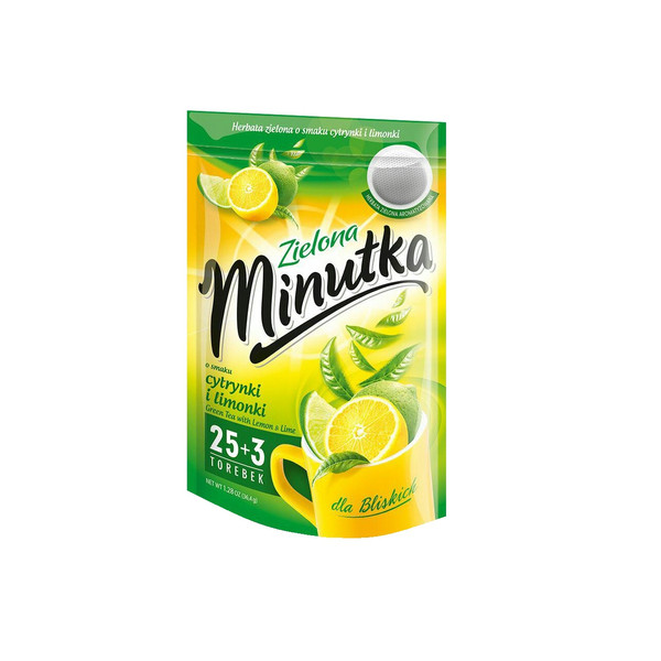 چای سبز مینوتکا مدل لیمو مقدار 36 گرمی