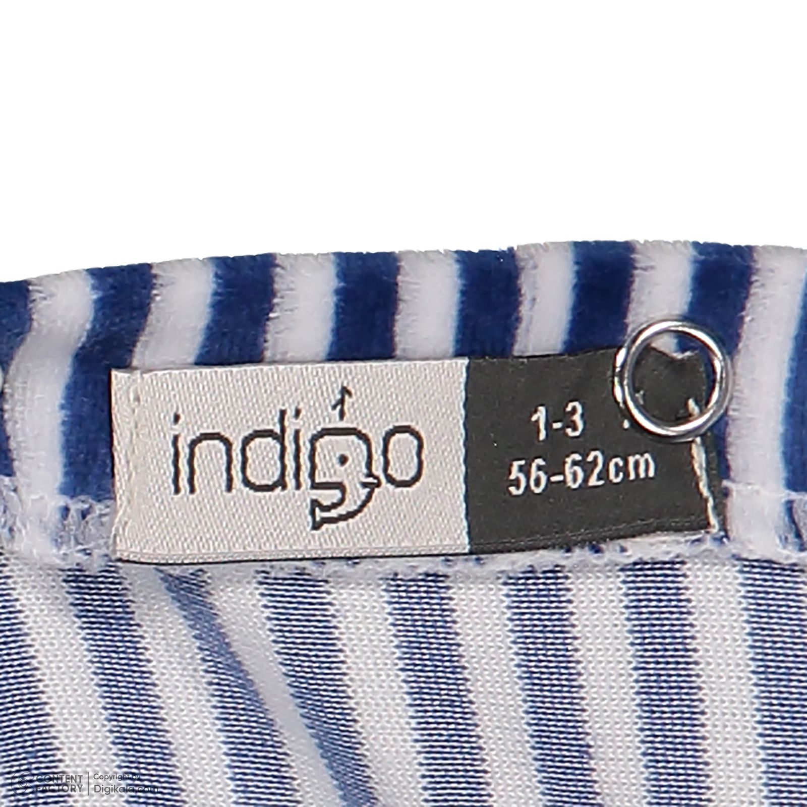 ست سرهمی و کلاه نوزادی پسرانه ایندیگو مدل 421159 - - 7