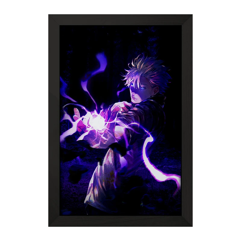 تابلو خندالو مدل گوجو ساتورو انیمه جوجوتسو کایزن کد F751