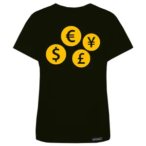 تی شرت آستین کوتاه زنانه 27 مدل Finance Silhouette کد MH1509