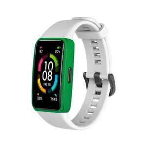  برچسب ماهوت طرح Matte-Green مناسب برای ساعت هوشمند هوآوی band 6