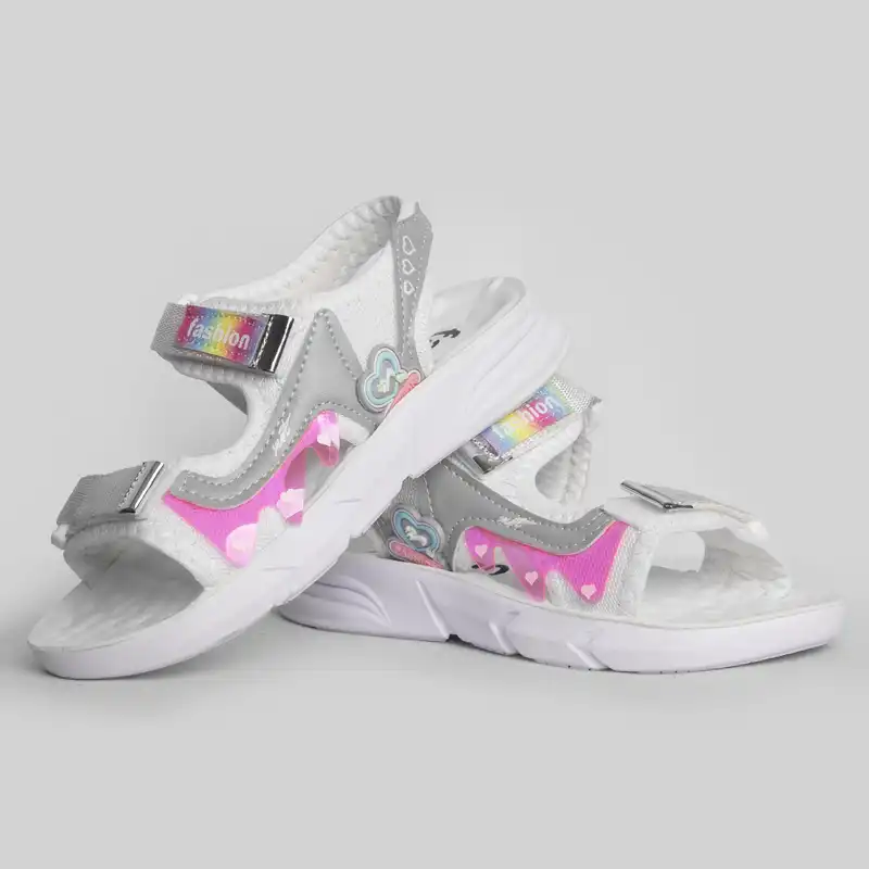 صندل دخترانه مدل RAINBOW کد WHT رنگ سفید