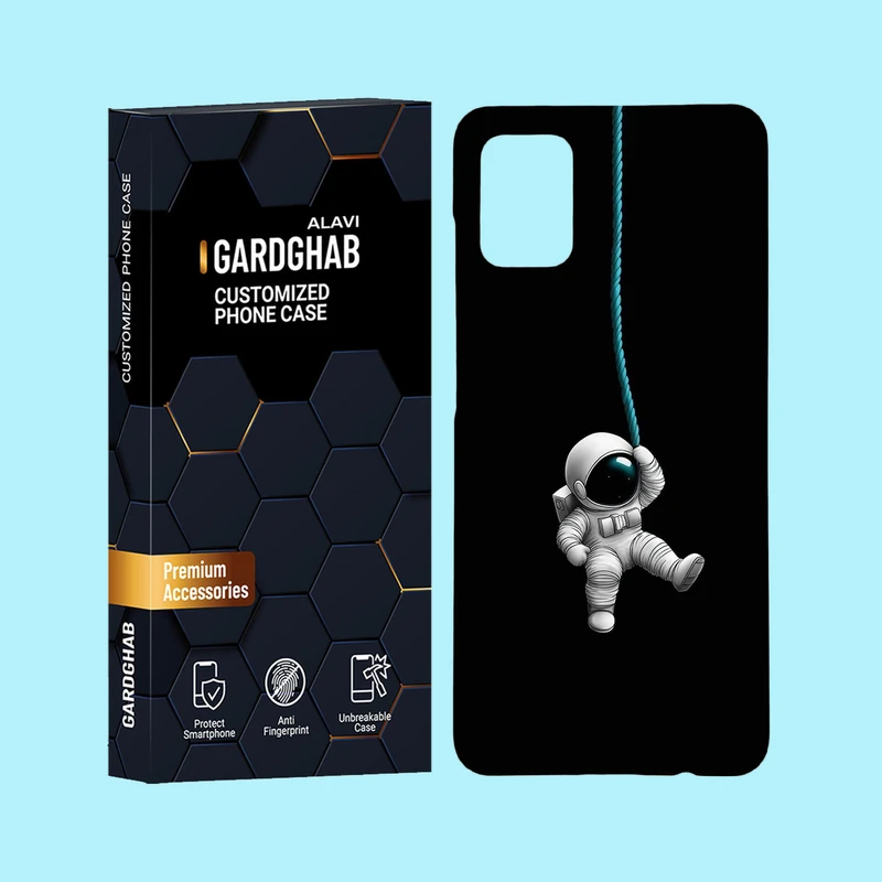 کاور گارد قاب علوی مدل فضانورد مناسب برای گوشی موبایل سامسونگ Galaxy A51 4G