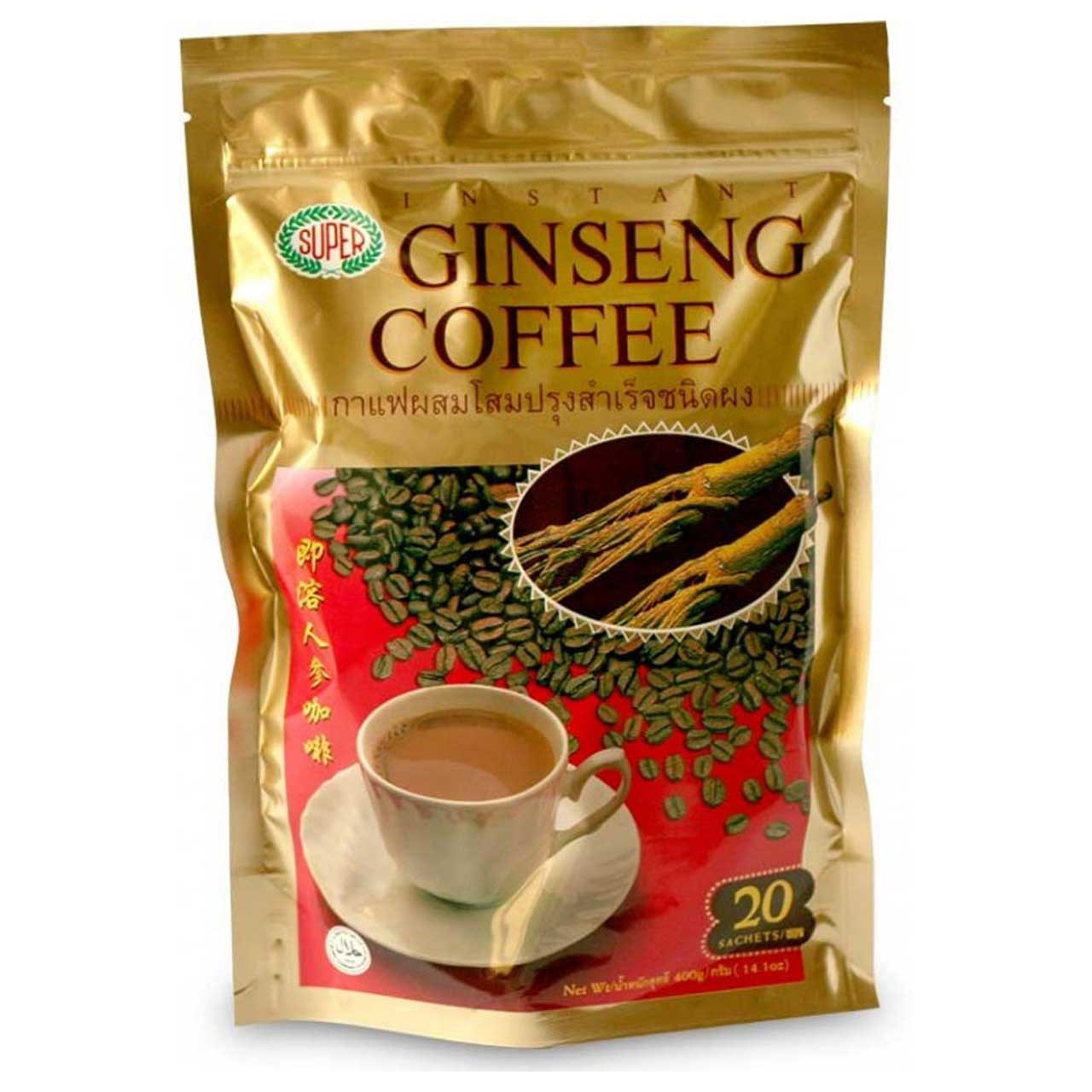 بسته ساشه جین سینگ کافی سوپر مدل Instant Ginseng Coffee