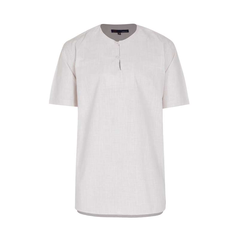 پیراهن آستین کوتاه مردانه پاتن جامه مدل 121721010020135 یقه فرنچ