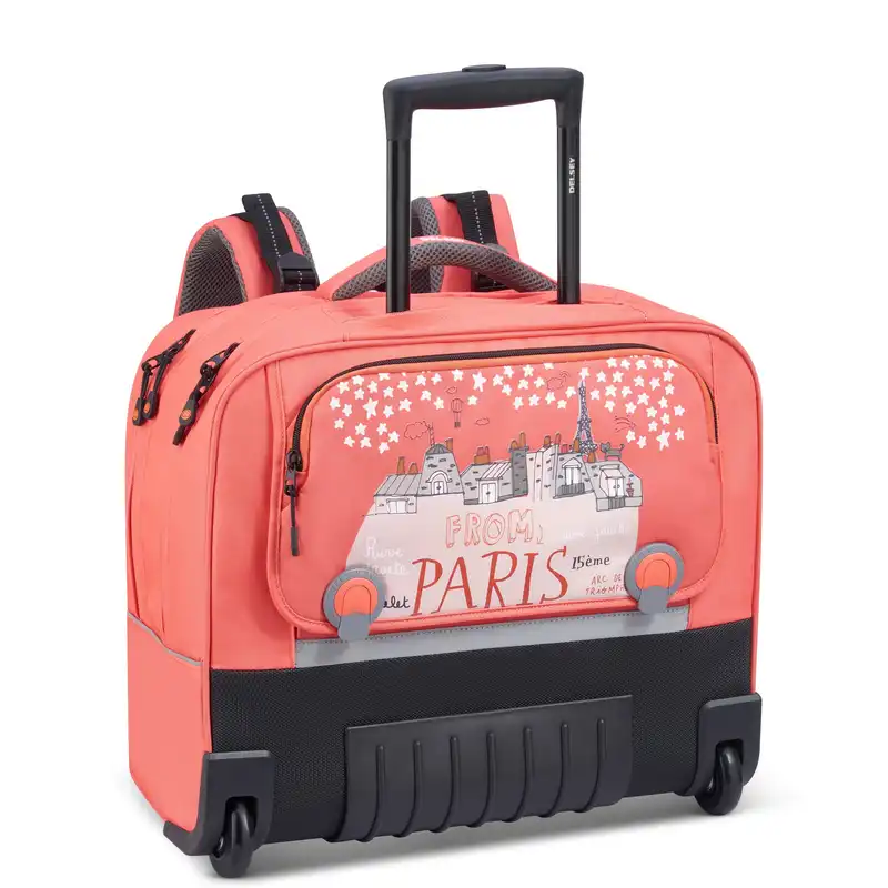 کوله پشتی چرخ دار دلسی مدل  مدرسه ای کد 339165319