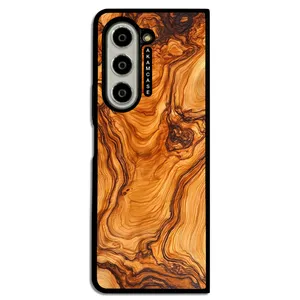 AKAM AMC-WSGZFOLD5-WOOD-25 Cover For Samsung Galaxy Z Fold 5