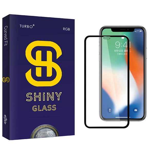 محافظ صفحه نمایش آتوچبو مدل Shiny Glass مناسب برای گوشی موبایل اپل Iphone X