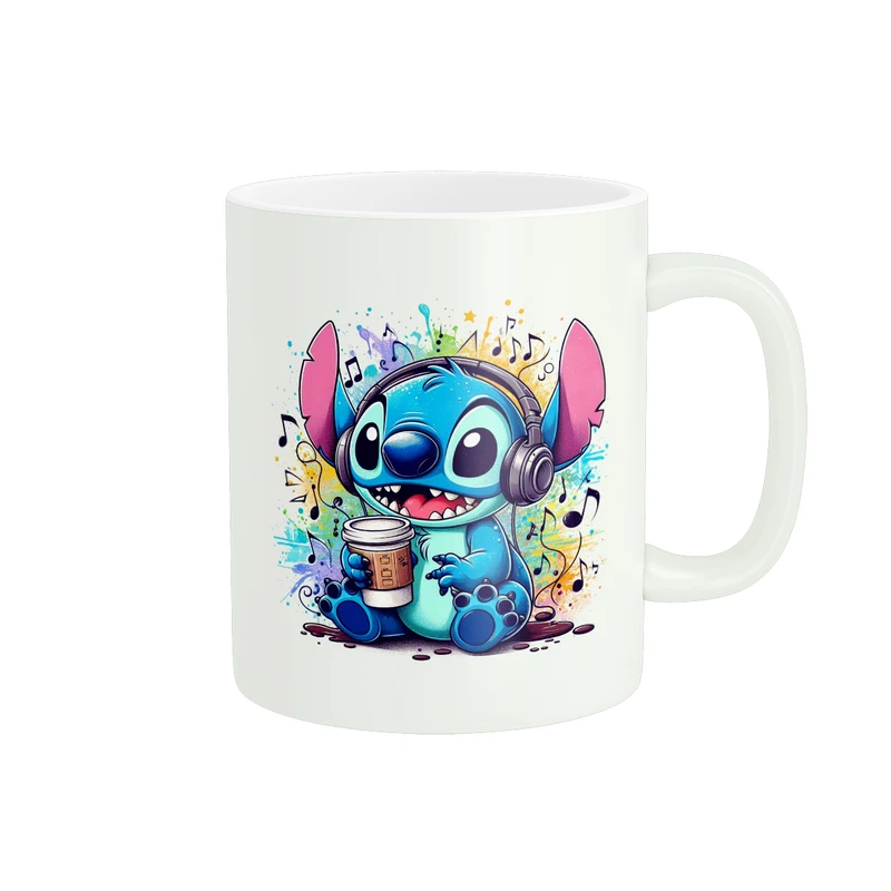 ماگ پادآفرین مدل کارتون استیچ و لیلو Stitch کد PM3859