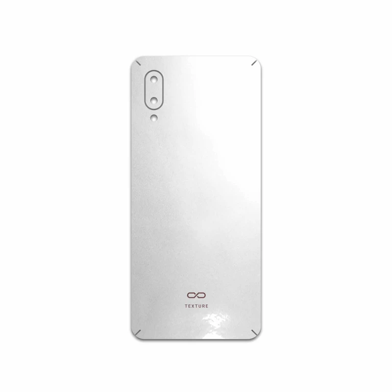 برچسب پوششی ماهوت مدل Metallic-White مناسب برای گوشی موبایل سامسونگ Galaxy A02