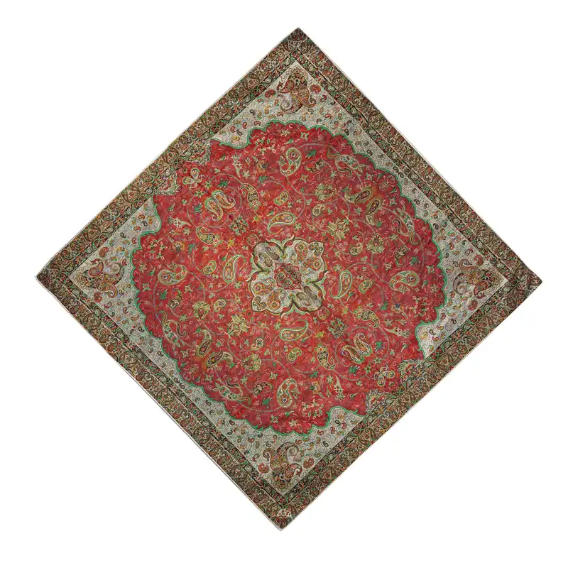 رومیزی ترمه مدل شاه عباسی کد ZHR1-1