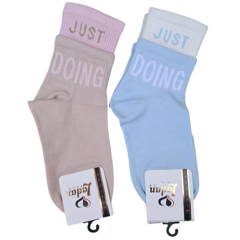 جوراب ساق بلند زنانه مدل F1 دوتکه  بسته 2 عددی