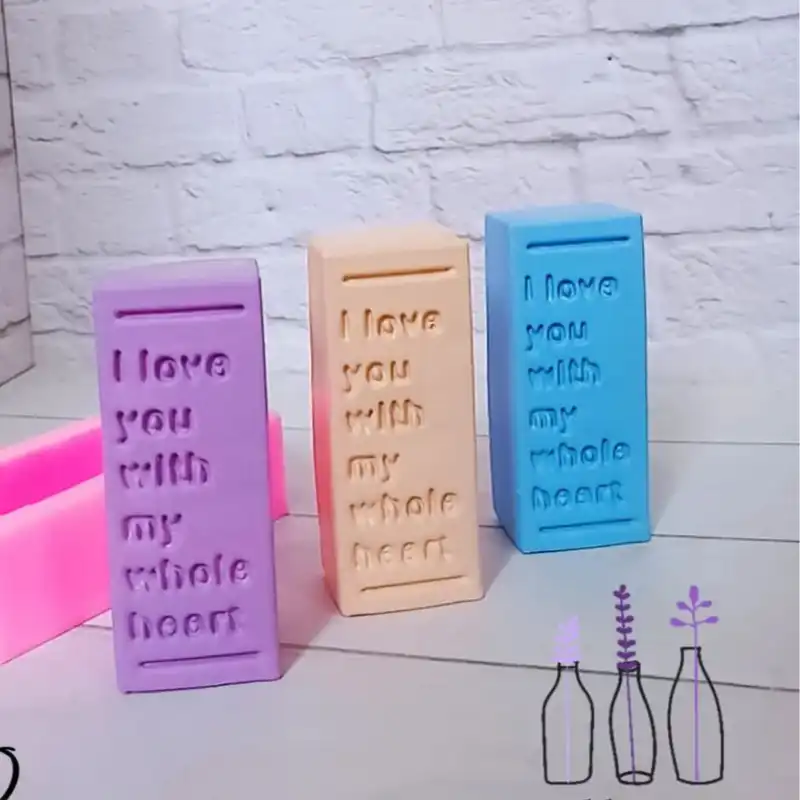 قالب شمع مدل کتیبه عشق