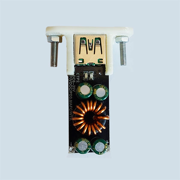 ماژول سوپر فست شارژ USB Type-C مدل QC4.0 به همراه قاب اختصاصی