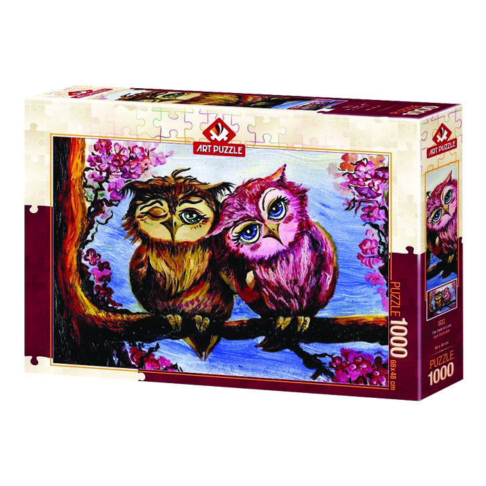 پازل 1000 تکه آرت پازل طرح The Owls in Love كد 5211